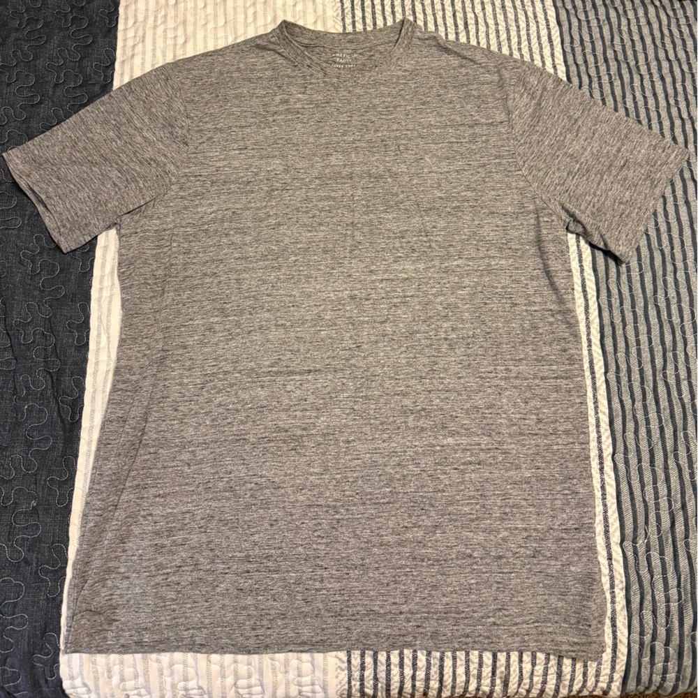 Men's Gray T-Shirt, American Eagle brand, size Large tall
